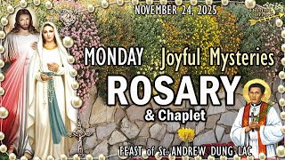 Download Lagu MONDAY Rosary Prayer \u0026 Chaplet🌹JOYFUL Mysteries of the Rosary ✟ Andrew Dung Lac, November 24, 2025 MP3