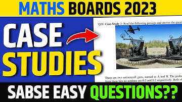 Secret Strategy to Solve Maths Case Studies!  🤯✅| Maths Board Exam 2023