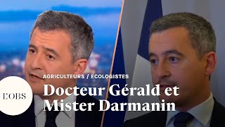 Gérald Darmanin accusé de faire du "deux poids, deux mesures" face aux agriculteurs en colère