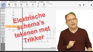 tekenen met trikker van het eendraadschema in het kort verklaard