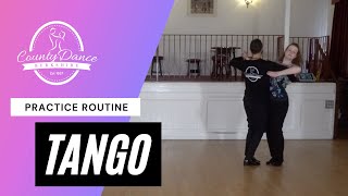 TANGO - Practice Routine with Natural Promenade Turn