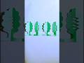 Paper Tree  Making 🌲| Simple Paper Cutting Craft ✨  #art  #shorts  #papercraft  #paperart