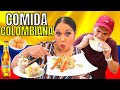 Probando COMIDA COLOMBIANA 🇨🇴 Lechona por PRIMERA VEZ y MUCHO MAS!