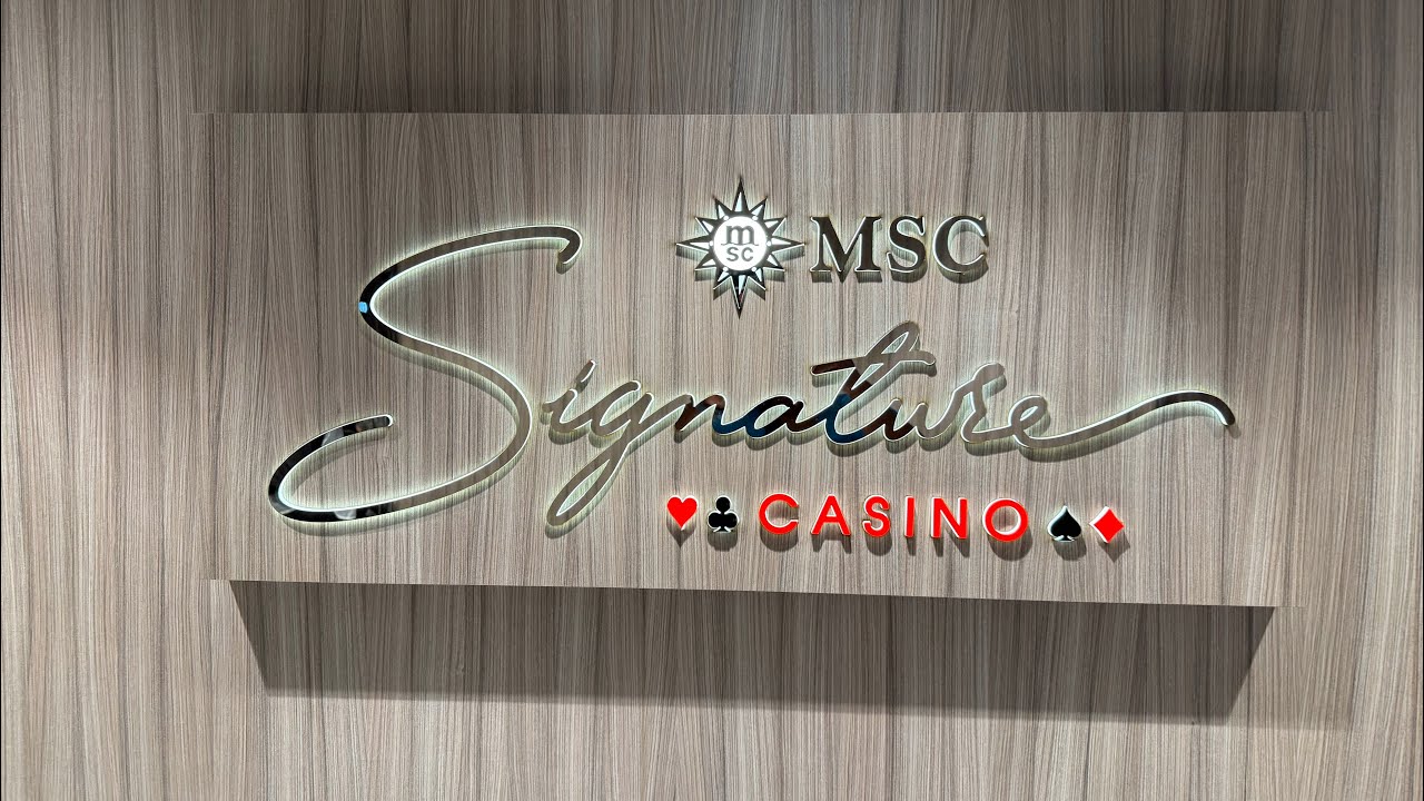 Signature Casino tour on MSC World America 