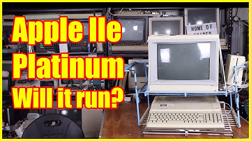 Apple IIe Platinum: A very unhappy (and dirty) machine