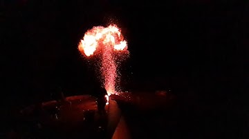 Lynx Can On A Bonfire- Huge Explosion (Mushroom Cloud!)