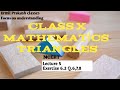 Class X Mathematics-Triangles@urmilprakashclasses