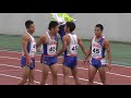 男子共通 4X100mリレー決勝  茨城国体陸上2019