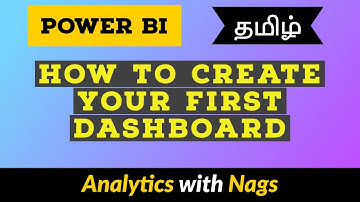 How to Create Your First dashboard in Power BI in Tamil (2/50)