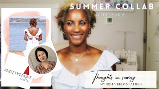 New Pattern Review | featuring Free VikiSews Milana Dress // Summer Collab with @knottygnome