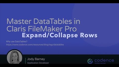 Mastering DataTables in Claris FileMaker Pro - ChildRows