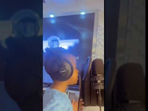 Rayvanny With His Son Singing Tequiro