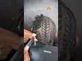 Barrel twist in natural hair ##hairstyles #nycbraider #locs #twostrandtwist