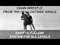 EASY WAY TO CHAIN WRESTLE FROM THE HEAD OUTSIDE SINGLE! #wrestling  #nogibjj #submissiongrappling