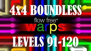 Flow Free Warps 4x4 Boundless Levels 91-120 screenshot 4