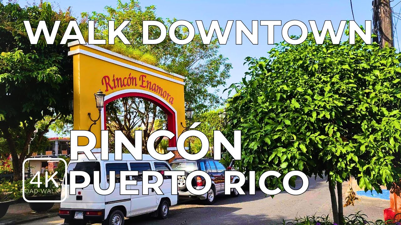Walking Tour Downtown Rincón - Puerto Rico 4K POV - YouTube