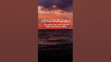 سورة الفرقان اية (27-29) شيخ خالد الجليل