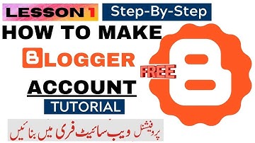 HOW TO Create A BLOGGER ACCOUNT For Free | how to sign up a blogger account  | Learnum