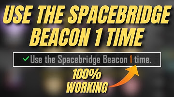 USE THE SPACEBRIDGE BEACON 1 TIME | NEON DRIFTER ACHIEVEMENT COMPLETE MISSION PUBG MOBILE