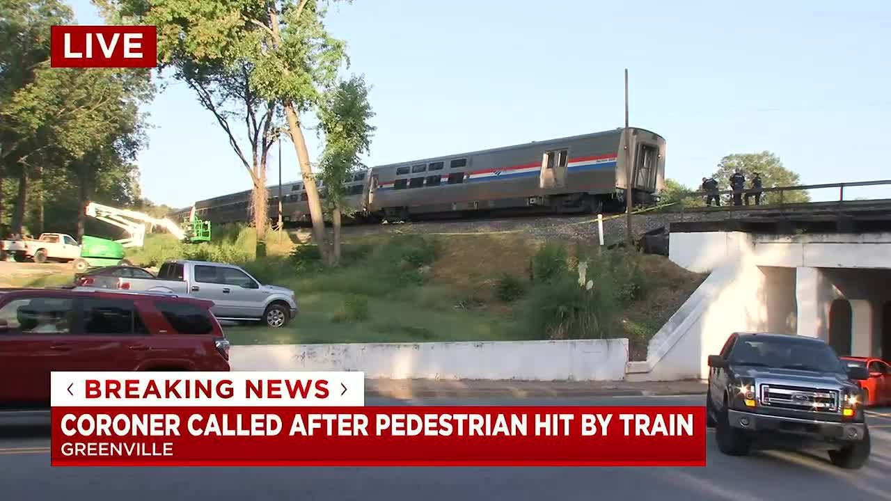 Coroner called after pedestrian hit by train - YouTube