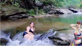 Surviving Alone in the Wild - Camping by a Stream for Food | Single Mom | Single Mom Lee Ha