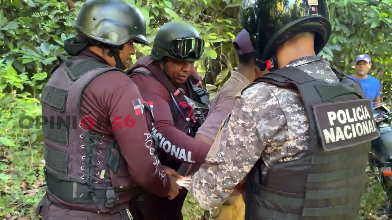 Operación “NUBE NEGRA” en campo y la cuidad de San Francisco de Macorís 