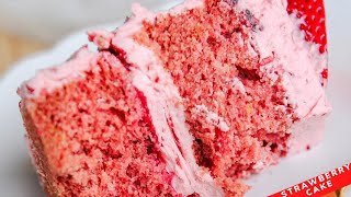 Learn How to Make Perfect Japanese Strawberry Shortcake | Cake banane ka tarika