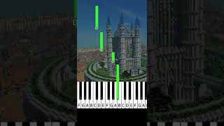 MINECRAFT MENU THEME PIANO( Easy piano tutorial )