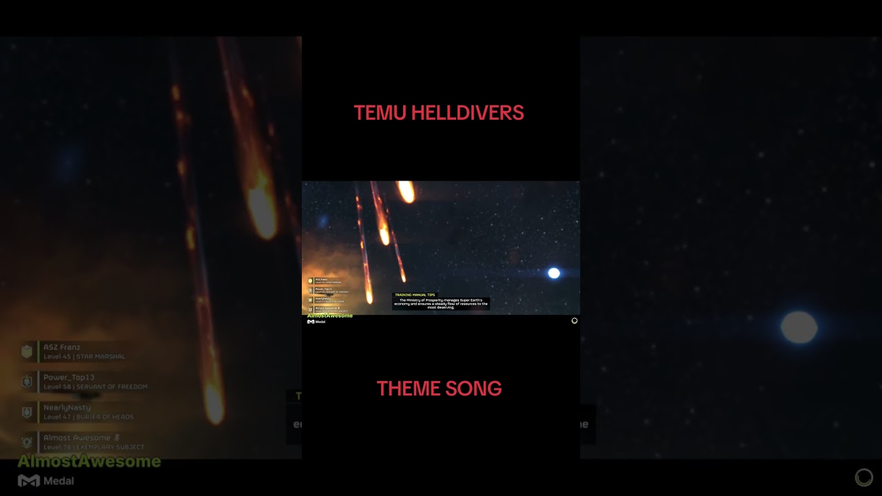 TEMU Helldivers theme song 