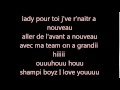 Shampi boyz ce soir cest la merde lirics