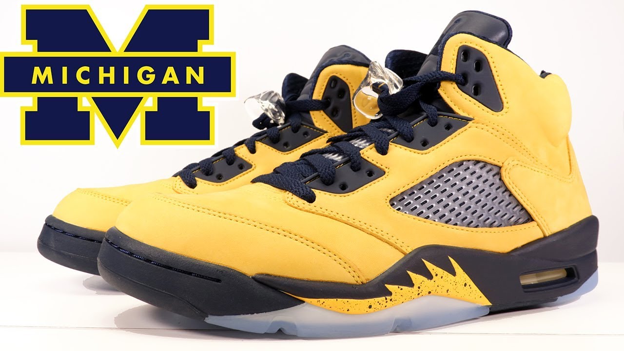 jordan 5 michigan inspire