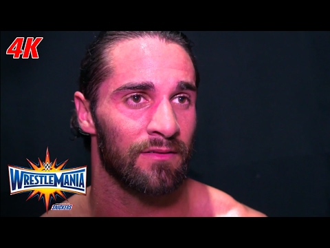 Seth Rollins reacts after facing his mentor Triple H: WrestleMania 4K Exclusive, April 2, 2017