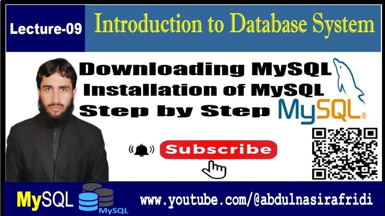 Lecture-09| MySQL download & installation| MySQL DBMS and SQL - YouTube