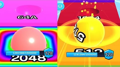 Ball Run 2048 Merge Number (Level 115) - iOS Android all levels mobile gameplay 👌 👍 😎 walkthrough