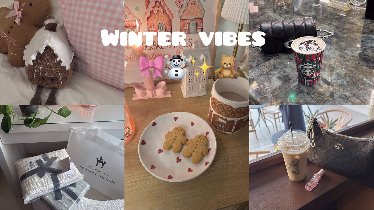 Winter vibes |اجواء شتويه  ✨🧸🌧️🎀 | ديكور شتاء ❄️ليلة ممطره هوت شوكلت