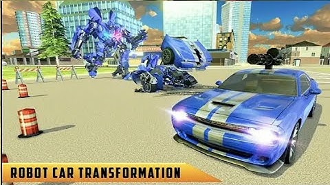 US Police Transform Robot Car Cop Wild Horse Game || By Turbo Dreamz || Android Gameplay
