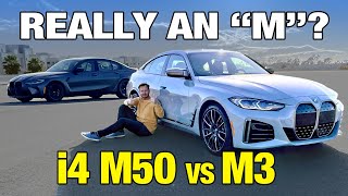 BMW i4 M50 vs. BMW M3 | Can the Electric i4 Outperform the M3? | Price, 0-60, Range & More