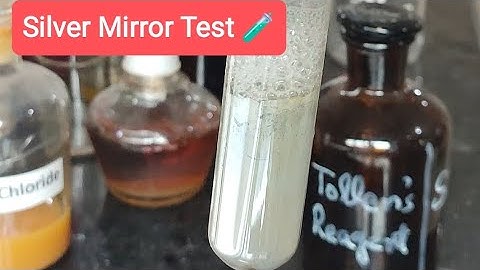 silver Mirror Test 🧪 with Tollen