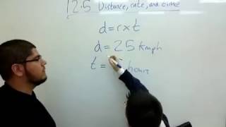 12-5 Distance, rate, and time