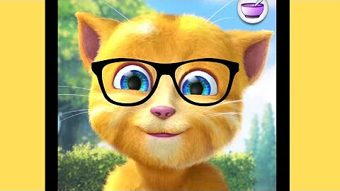 Video 10790651: talking ginger funny cat, talking ginger game