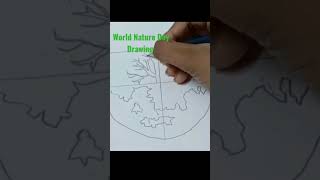 world Nature Day Drawing (Part 1)? tutorial drawing