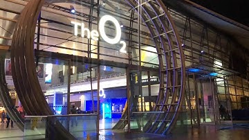 Time Lapse Walk Through in The O2 London - Entrance to the Cineworld Cinema - March 2019