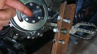 Как снять ротор генератора на Ирбис ттр 125