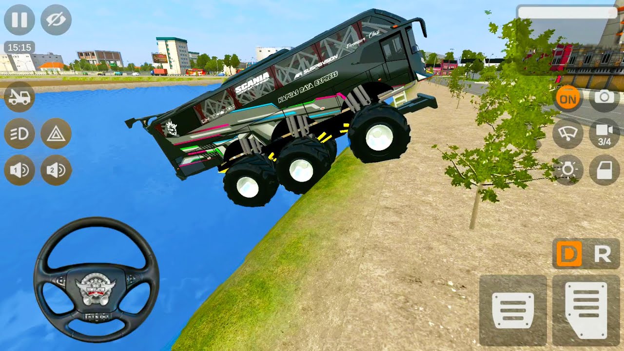 Monster Bus Driver Simulation - Monster Truck Driving #2 - Android Gameplay