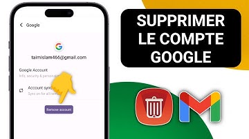 Comment supprimer un compte Gmail d
