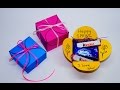 DIY paper crafts idea - gift box making. How to make gift box easy. Gift box tutorial / Julia DIY