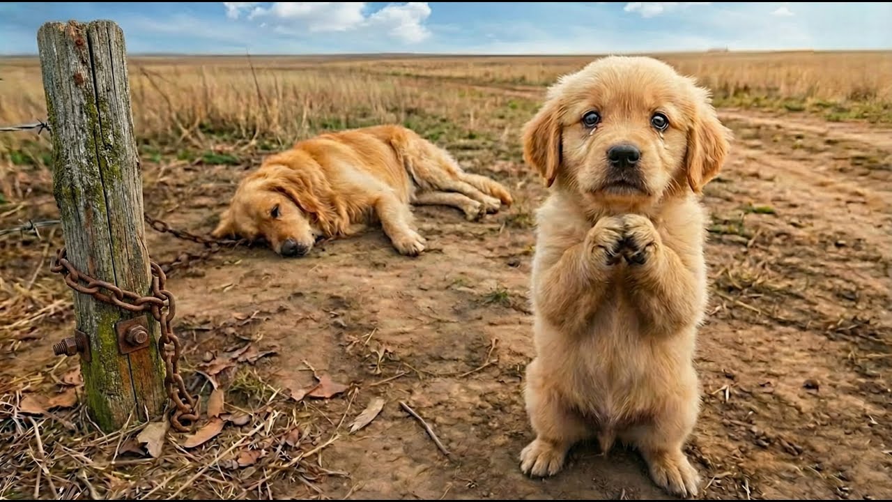 The Puppy Begged for Help from a Kind Man   But the Story Behind It Will Surprise You!