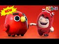 Oddbods | JEFF AND THE ANGRY BIRD | Funny Cartoons For Kids