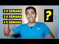 🔴 ¿CUÁNTAS VECES POR SEMANA DEBO ENTRENAR?