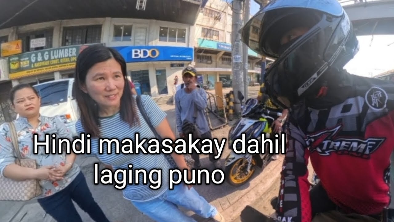 Hindi makasakay dahil laging puno